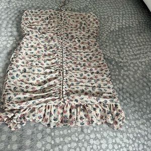 Zara Floral Beige Dress